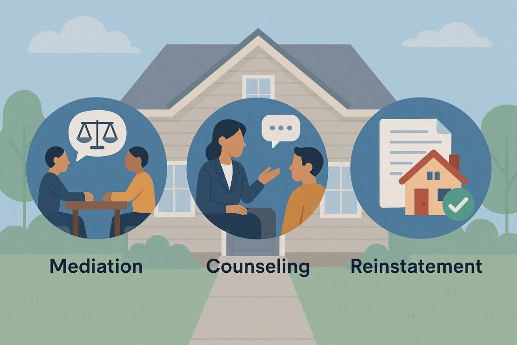 Homeowner Protections: Mediation, Counseling, and Reinstatement